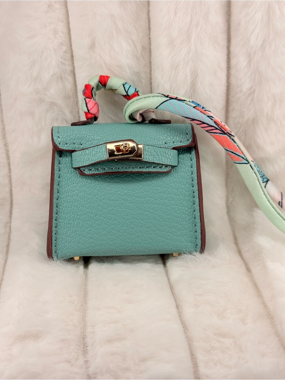 Designer-Style Mini Handbag Charm - Multiple Colors - Picture 3 of 16